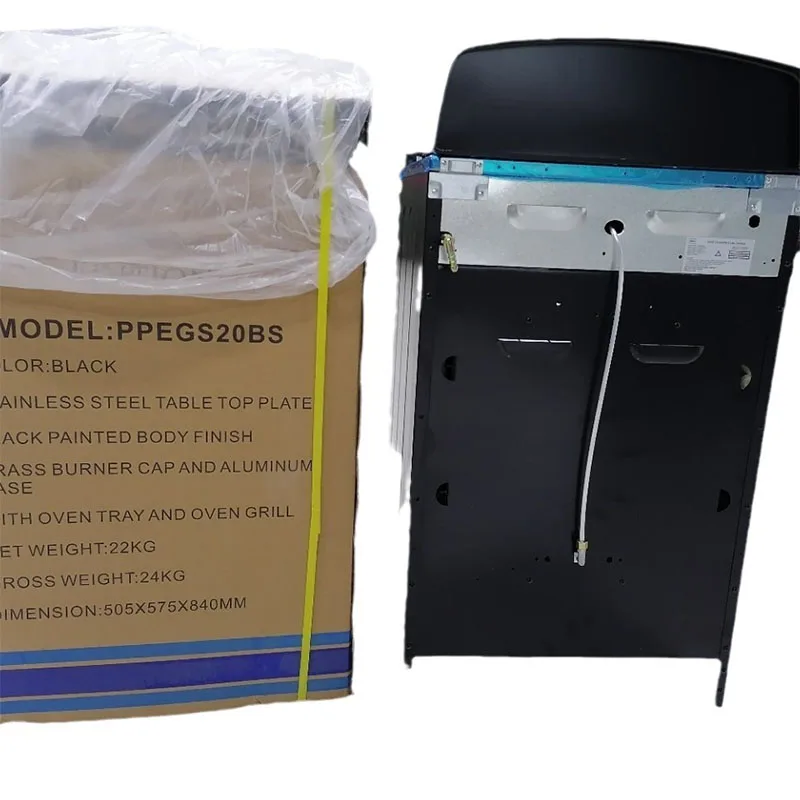 Commercial Kitchen Burner - เตาแก๊สแบบตั้งพื้น 4 หัวเตา พร้อมเตาอบ สเตนเลสสตีล สำหรับใช้ในบ้านและครัวเชิงพาณิชย์