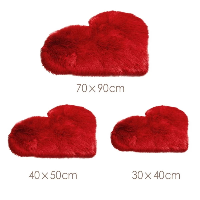 Commercial Dishwasher Table - Furry สีทึบหัวใจพรมห้องนอนเบาะรองนั่งห้องนั่งเล่นตารางแฟชั่นตกแต่งบ้านพรมกันลื่น