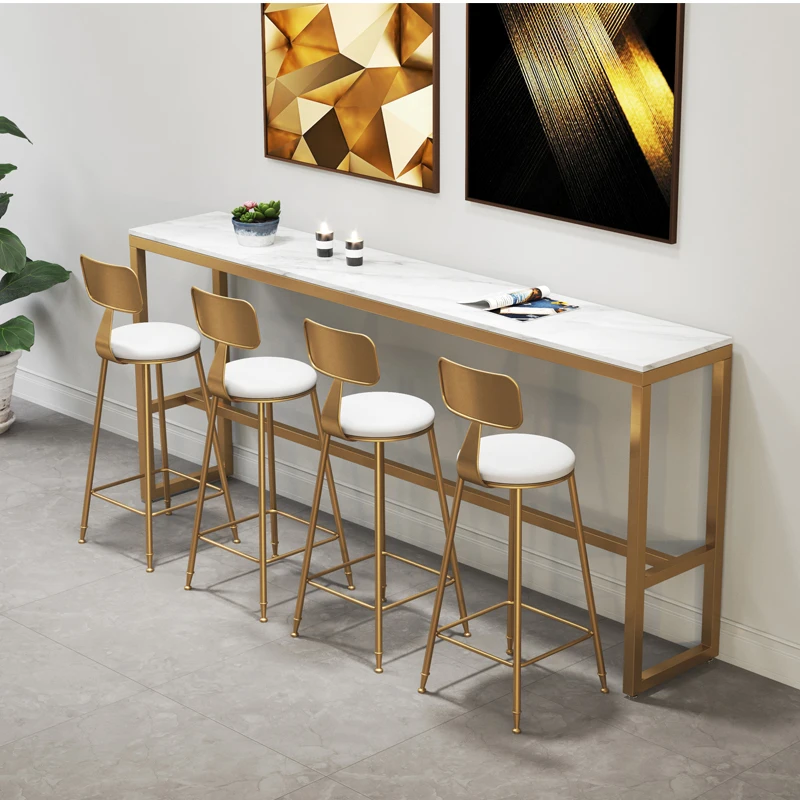 Commercial Kitchen Tile - โต๊ะบาร์ครัวสไตล์นอร์ดิก โต๊ะบาร์บิสโทรสำหรับเครื่องดื่มแอลกอฮอล์ โต๊ะบาร์แบบเรือคายัค โต๊ะสำหรับงานเลี้ยง โต๊ะรับรองแขก โต๊ะรับรองกาแฟ