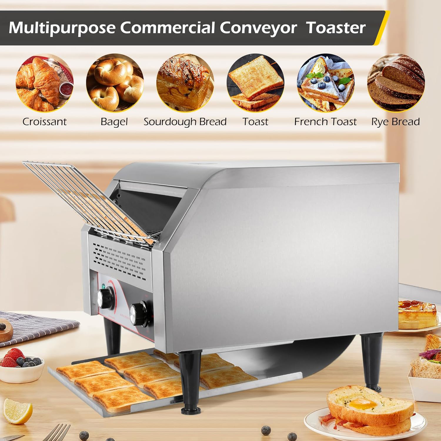 เครื่องปิ้งขนมปังเชิงพาณิชย์ขน - Commercial Kitchen At Home บทวิจารณ์และราคา