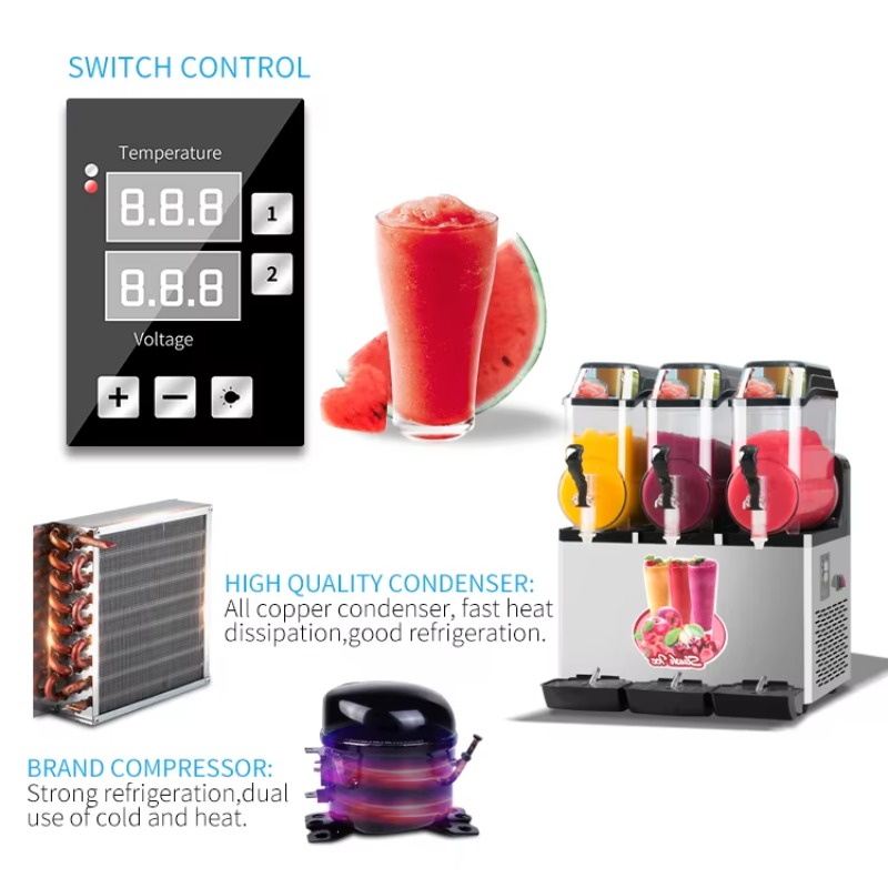เครื่องทำน้ำแข็งปั่นอัตโนมัติส - Slushy Machine บทวิจารณ์และราคา